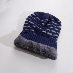 Winter Beanies For Men & Women Blue Long Cap