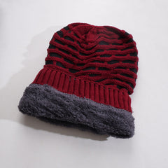 Winter Beanies For Men & Women Red Long Cap