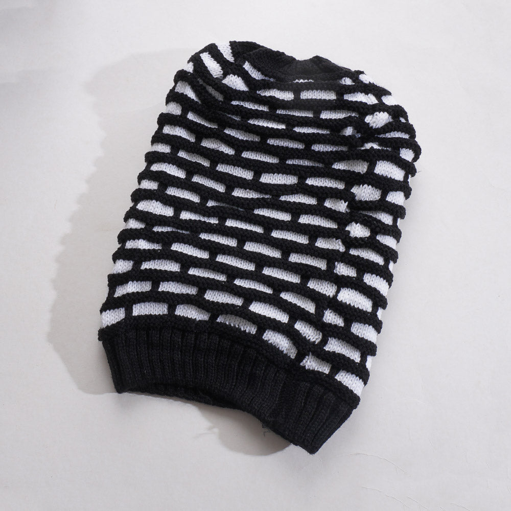 Winter Beanies For Men & Women Black Long Cap