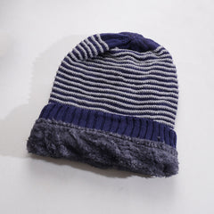 Winter Beanies For Men & Women Blue Long Cap