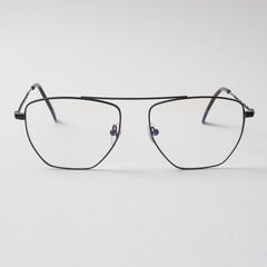 Black Metal Optical Frame For Men & Women