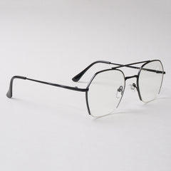 Black Metal Optical Frame For Men & Women