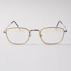 Yellow Shade With Golden Metal Optical Frame For Men & Women