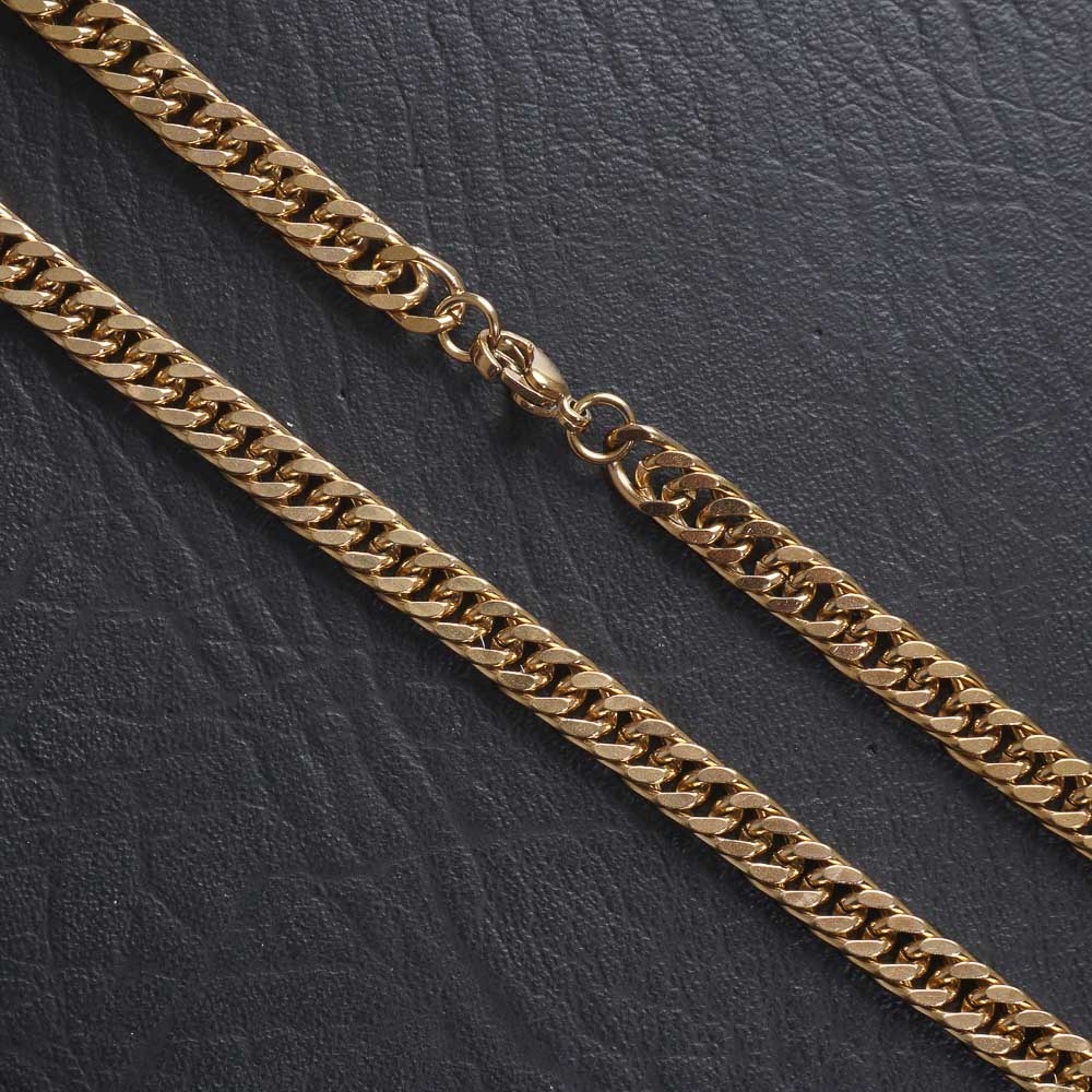 Mens Golden Chain 6mm