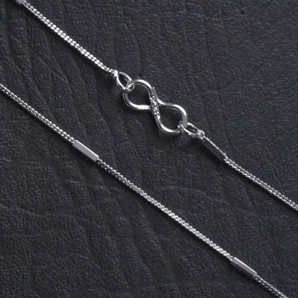 Silver Chain Necklace 1mm