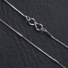Silver Chain Necklace 1mm