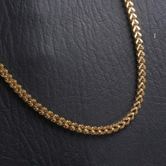 Golden Neck Casual Chain 4mm