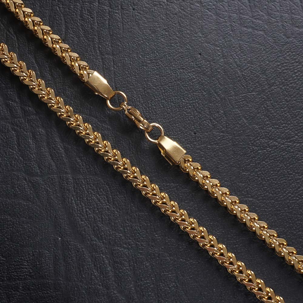 Golden Neck Casual Chain 4mm