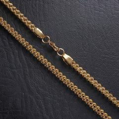 Golden Neck Casual Chain 4mm