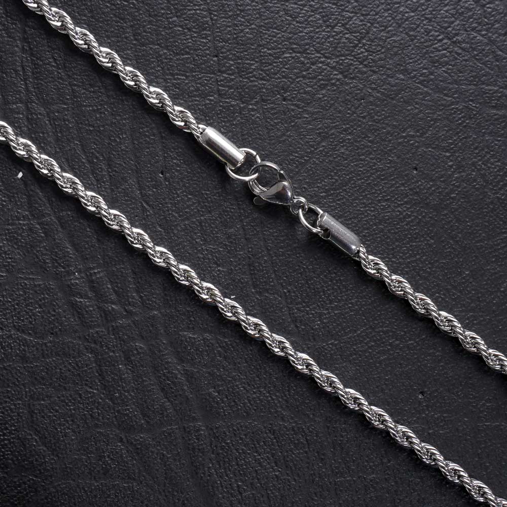 Silver Chain Necklace 4mm
