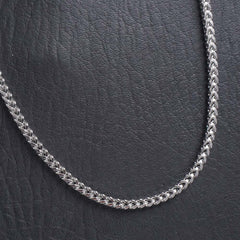 Silver Neck Casual Chain4mm