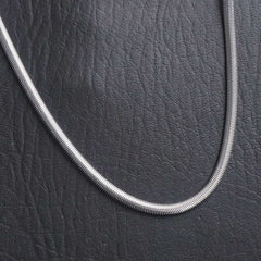 Silver Chain Necklace 4mm