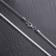 Silver Chain Necklace 4mm