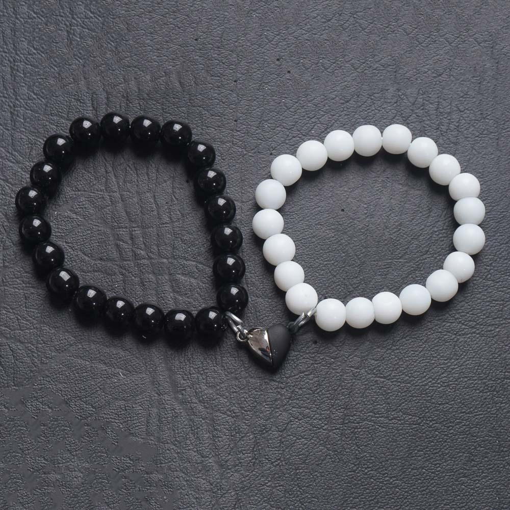 Beads Unisex Couple heart shape Fashion Bracelet