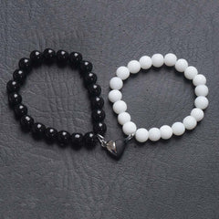 Beads Unisex Couple heart shape Fashion Bracelet