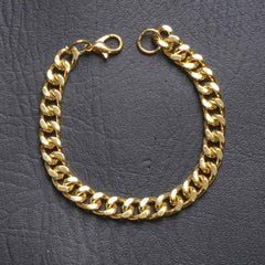 8mm GOlden chain hand Fashion Bracelet