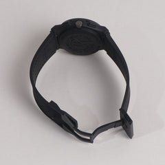 Men Wrist Watch Black Straps with Rosegold Dial