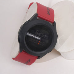 Men Digital LED Sports Watch Red