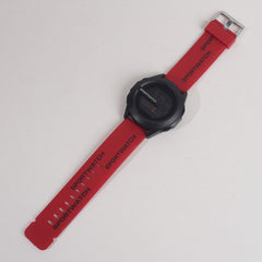 Men Digital LED Sports Watch Red