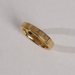 Womens Fashion Ring Keep Me