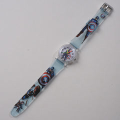 Kids Light Blue Character Watch