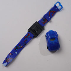KIDS CHARACTER WRIST WATCH WITH CAR LIGHT AND MUSIC