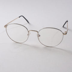 White Shade Golden Metal Optical Frame For Men & Women