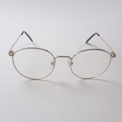 White Shade Golden Metal Optical Frame For Men & Women