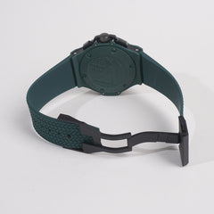 Men Casual Watch Green Dial with Green Strap
