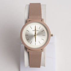 Xenlex Women Chain Wrist Watch Camel Colour