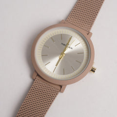 Xenlex Women Chain Wrist Watch Camel Colour