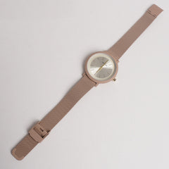 Xenlex Women Chain Wrist Watch Camel Colour