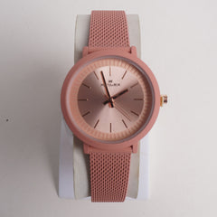 Xenlex Women Chain Wrist Watch Pink