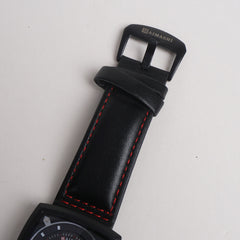 Men Maimashi Watch Black Dial With Black Strap