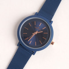 Xenlex Women Chain Wrist Watch Blue