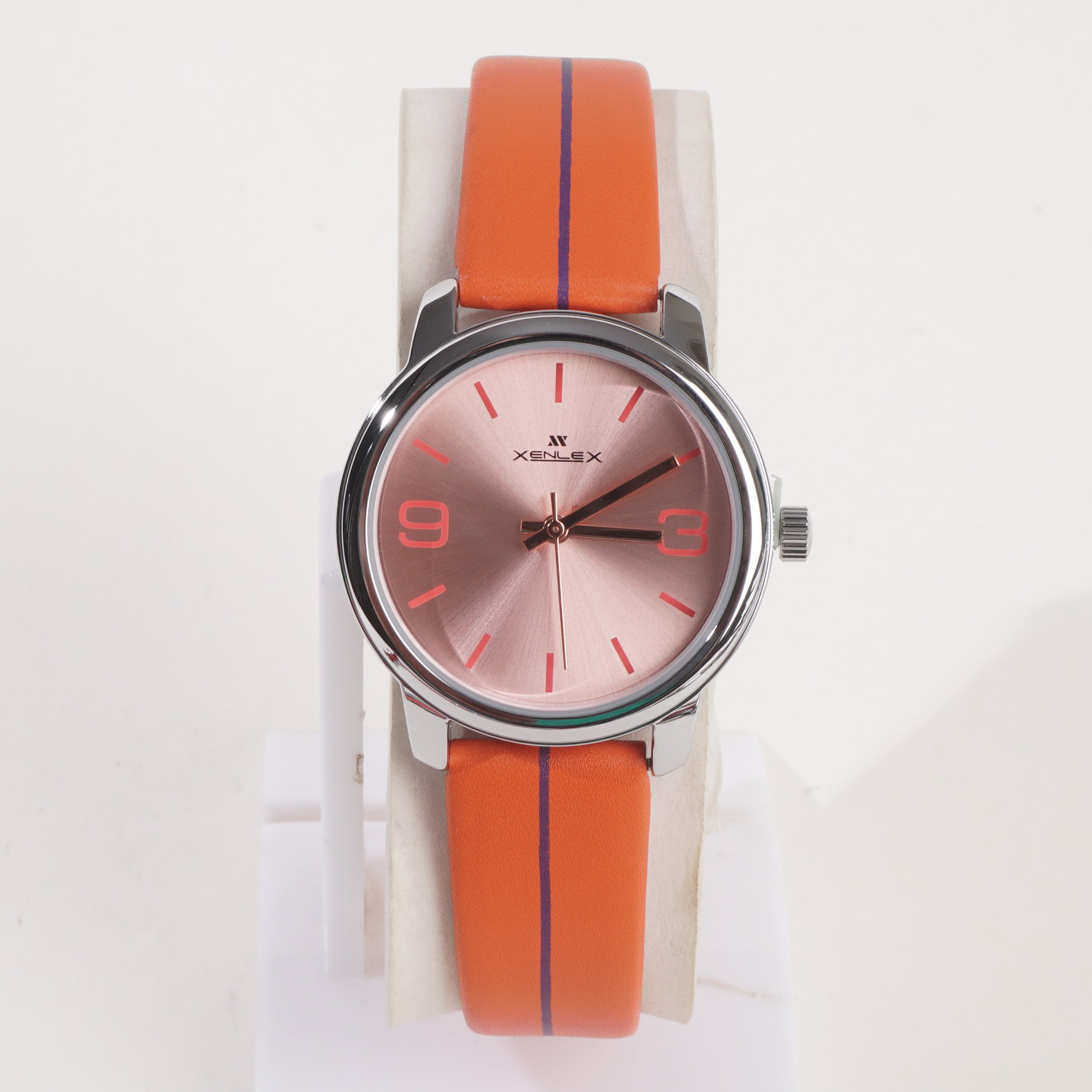 Xenlex Women Band Wrist Watch Orange