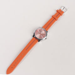 Xenlex Women Band Wrist Watch Orange