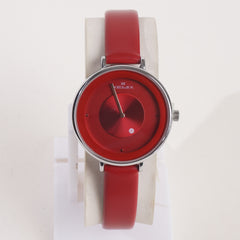 Xenlex Women Band Wrist Watch Red