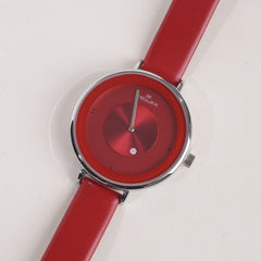 Xenlex Women Band Wrist Watch Red