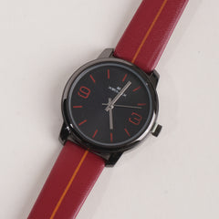 Xenlex Women Band Wrist Watch Maroon