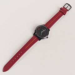 Xenlex Women Band Wrist Watch Maroon