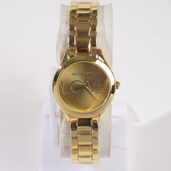 Women Chain Wrist Watch Golden
