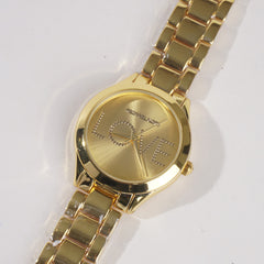 Women Chain Wrist Watch Golden