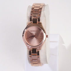 Women Chain Wrist Watch Rosegold