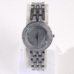 Women Chain Wrist Watch MK Silver