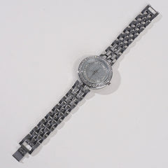 Women Chain Wrist Watch MK Silver