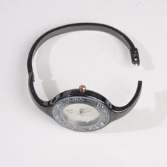 Women Kara Wrist Watch CK Black With White Dial