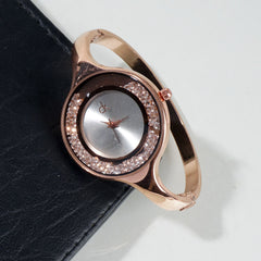 Women Kara Wrist Watch CK Rosegold With White Dial