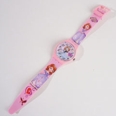 Kids Pink Character Watch