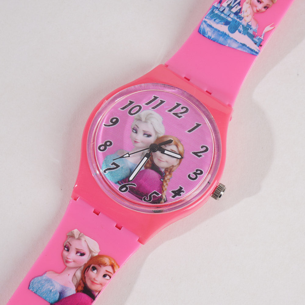 Kids Pink Character Watch